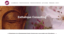 Desktop Screenshot of esthetique-consulting.com